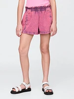 Kids Denim Easy Shorts