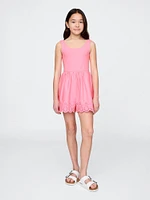 Kids Mixed Media Romper