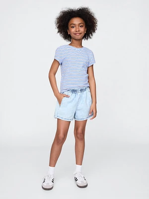Kids Denim Easy Shorts