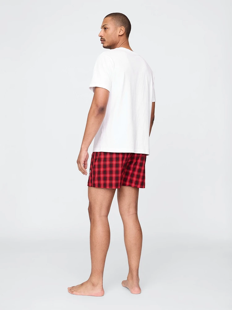 NBA Golden State Warriors Plaid Boxers
