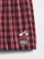 NBA Golden State Warriors Plaid Boxers