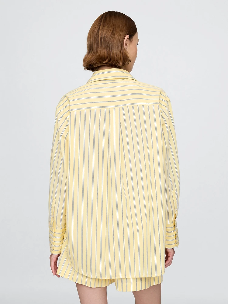 Organic Cotton Poplin Big Shirt