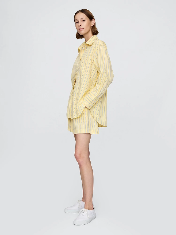 Organic Cotton Poplin Big Shirt
