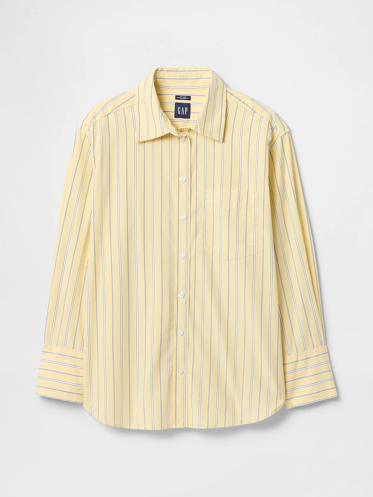 Organic Cotton Poplin Big Shirt