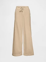 Mid Rise Knit Easy Baggy Jeans