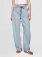 High Rise Barrel Jeans
