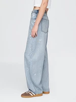 High Rise Barrel Jeans