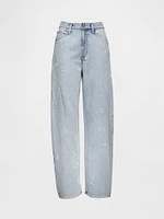 High Rise Barrel Jeans