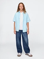 Kids Linen-Cotton Relaxed Shirt