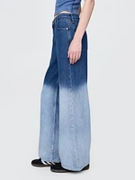 Mid Rise Cargo Baggy Jeans