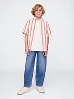 Kids Linen-Cotton Relaxed Shirt
