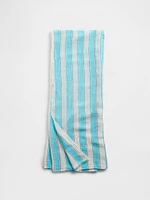 Linen-Cotton Striped Sarong