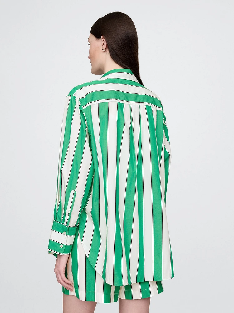Organic Cotton Poplin Big Shirt
