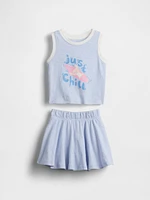 Lilo & Stitch Baby Toddler Organic Cotton Skort Set