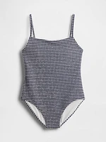 Square-Neck One-Piece Swimsuit