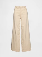 Mid Rise Cargo Baggy Jeans