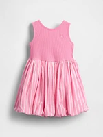 Baby & Toddler Mixed Media Bubble Dress
