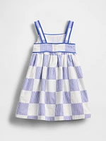 Baby & Toddler Poplin Patchwork Dress