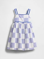 Baby & Toddler Poplin Patchwork Dress
