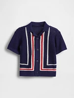 Baby & Toddler Border Stripe Sweater Shirt
