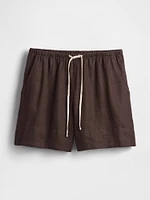 100% Linen Easy Shorts