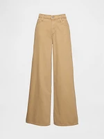 Mid Rise Cargo Baggy Jeans