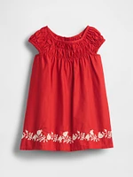 Baby & Toddler Smocked Puff-Sleeve Dress