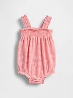 Baby Smocked Shorty One-Piece