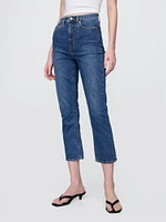 High Rise Capri Jeans