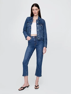 High Rise Capri Jeans