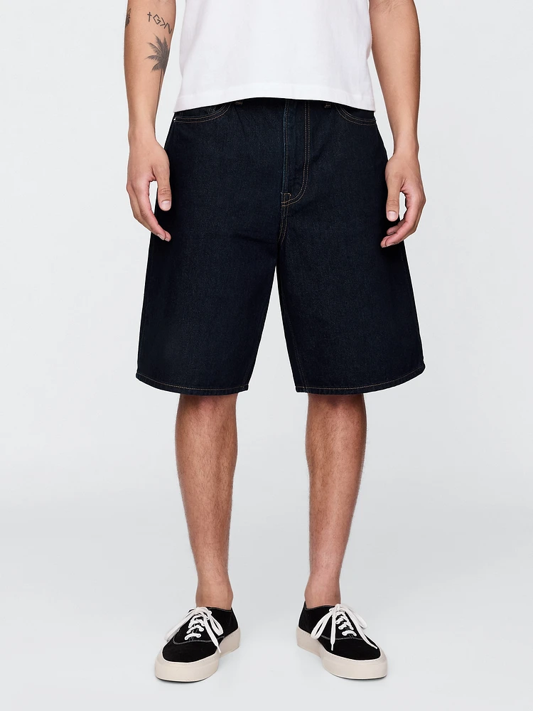 10.5" Baggy Denim Shorts