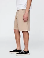 Pleated Khaki Shorts