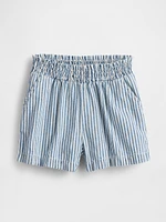 Baby & Toddler Denim Stripe Pull-On Shorts