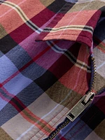 Mixed Plaid Oxford Shirt