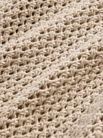 Crochet Mesh Crewneck T-Shirt