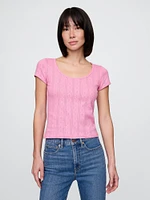 Pointelle Top