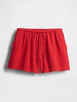 Cotton Gauze Easy Shorts
