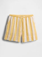 100% Linen Easy Shorts