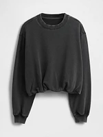 Heavyweight French Terry Bubble-Hem Sweatshirt