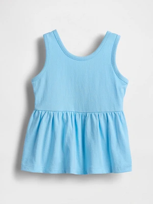 Baby & Toddler Bow-Back Peplum Top