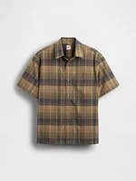 Kids Relaxed Plaid Shirt