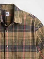 Kids Relaxed Plaid Shirt