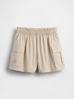 Kids Poplin Easy Cargo Shorts