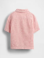 Baby & Toddler Linen-Cotton Cabana Shirt