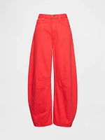 High Rise Horseshoe Jeans