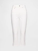 High Rise Capri Jeans