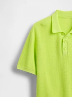 Kids Rib Sweater Polo Shirt