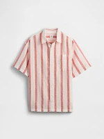 Kids Linen-Cotton Relaxed Shirt