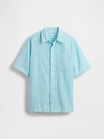 Kids Linen-Cotton Relaxed Shirt