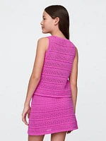 Kids Crochet Shell Tank Top